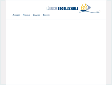 Tablet Screenshot of luebecker-segelschule.de